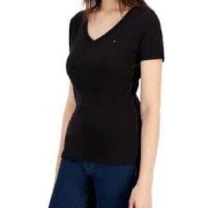 Tommy Hilfiger Women's V-Neck T-Shirt Size XS